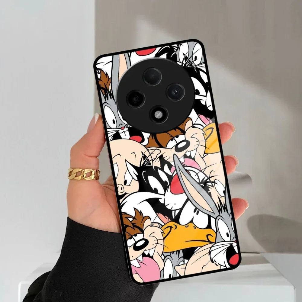 Cute Bugs Bunny Glass Case Cover For Oppo - ShopOnCliQ