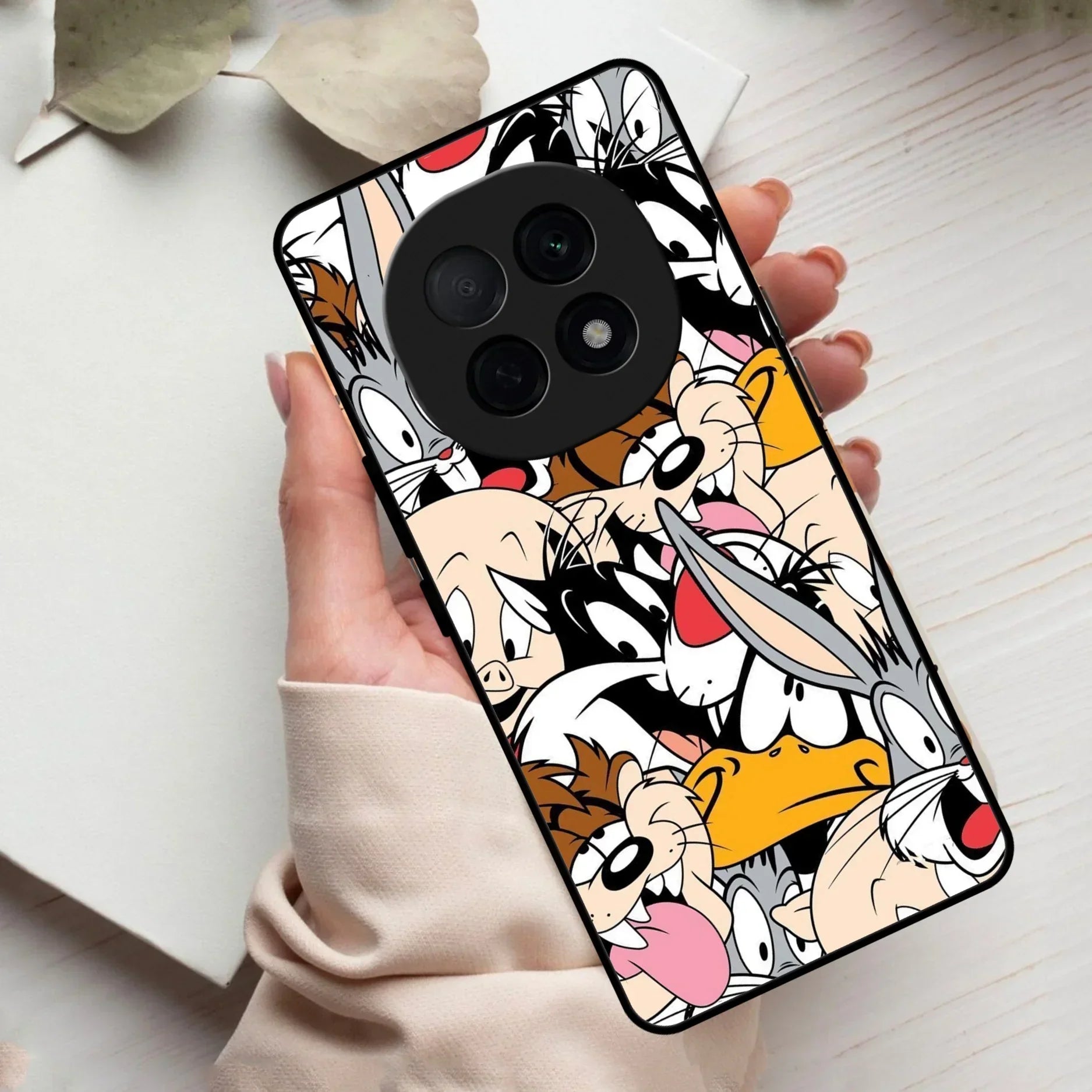 Cute Bugs Bunny Glass Case Cover For Oppo - ShopOnCliQ