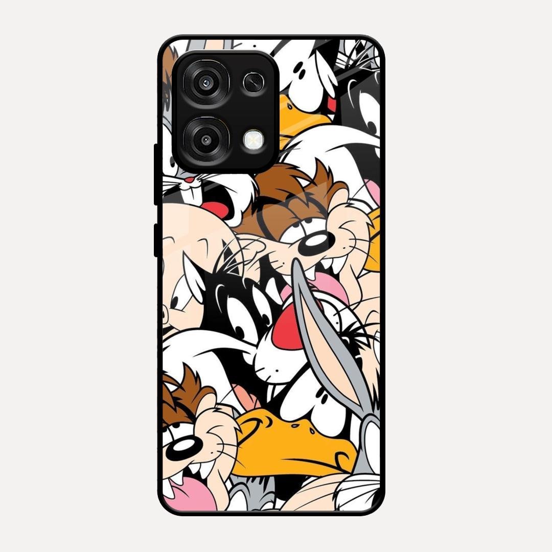 Cute Bugs Bunny Glass Case Cover For Oppo F31 5G
