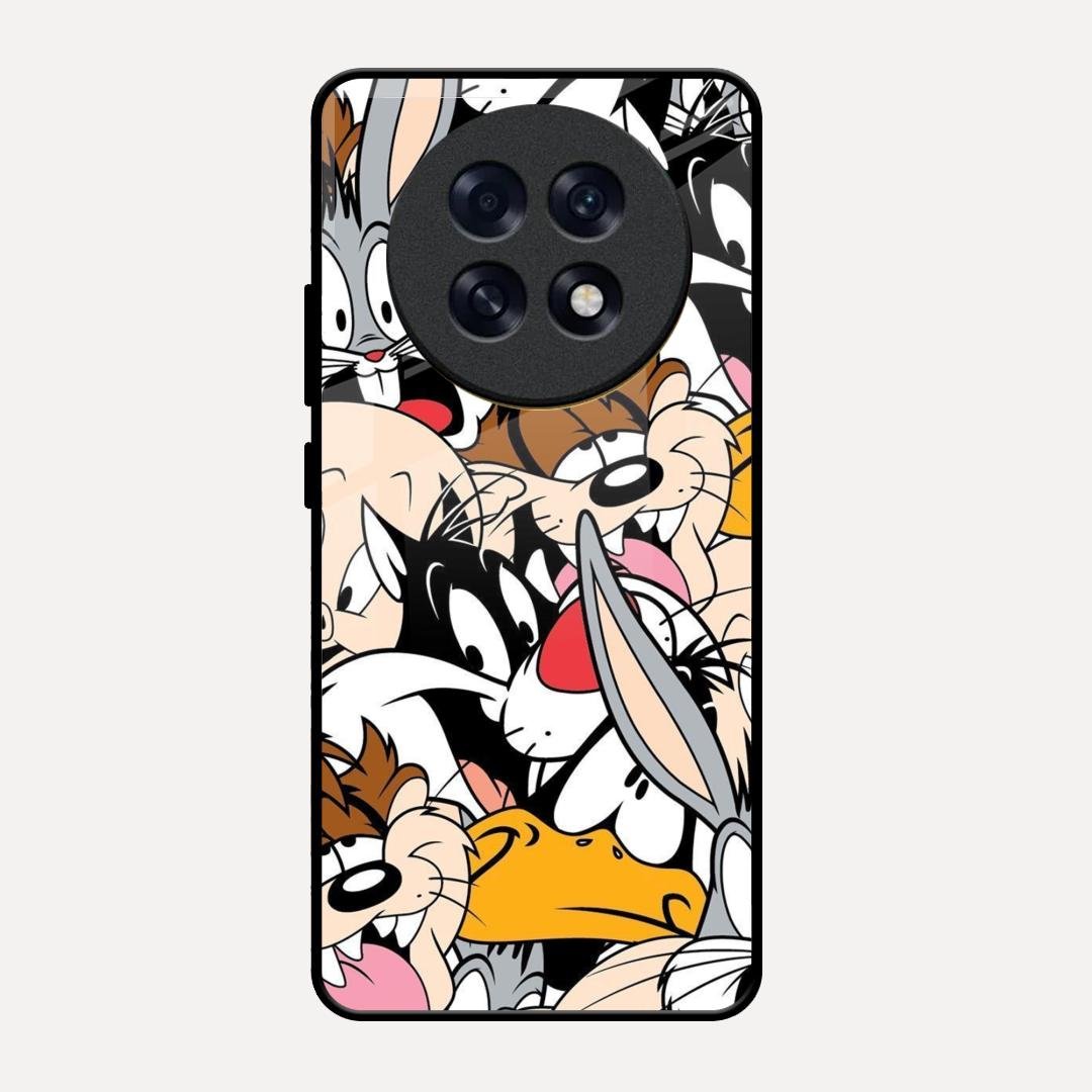 Cute Bugs Bunny Glass Case Cover For Oppo F31 Pro Plus 5G