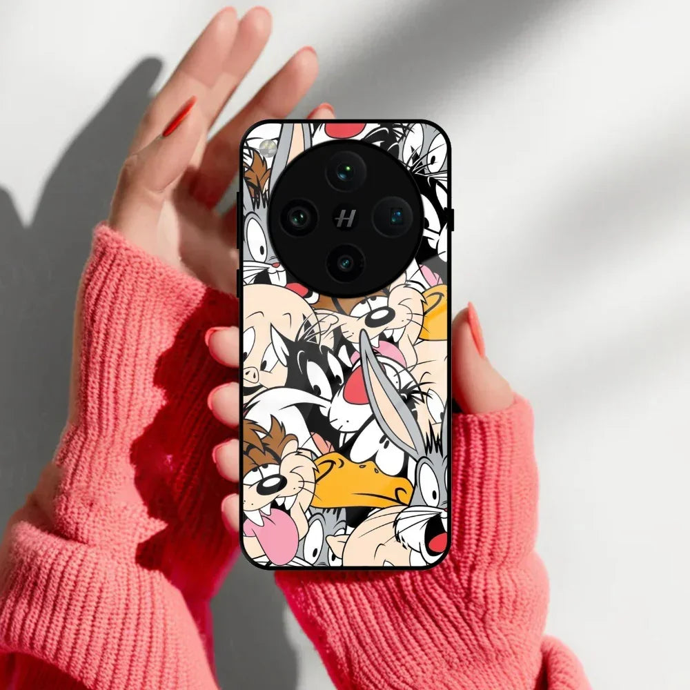 Cute Bugs Bunny Glass Case Cover For Oppo - ShopOnCliQ