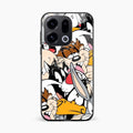 Cute Bugs Bunny Glass Case Cover For Oppo Find X9 5G