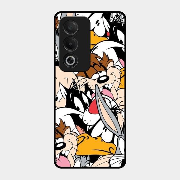 Cute Bugs Bunny Glass Case Cover For Oppo K12X 5G