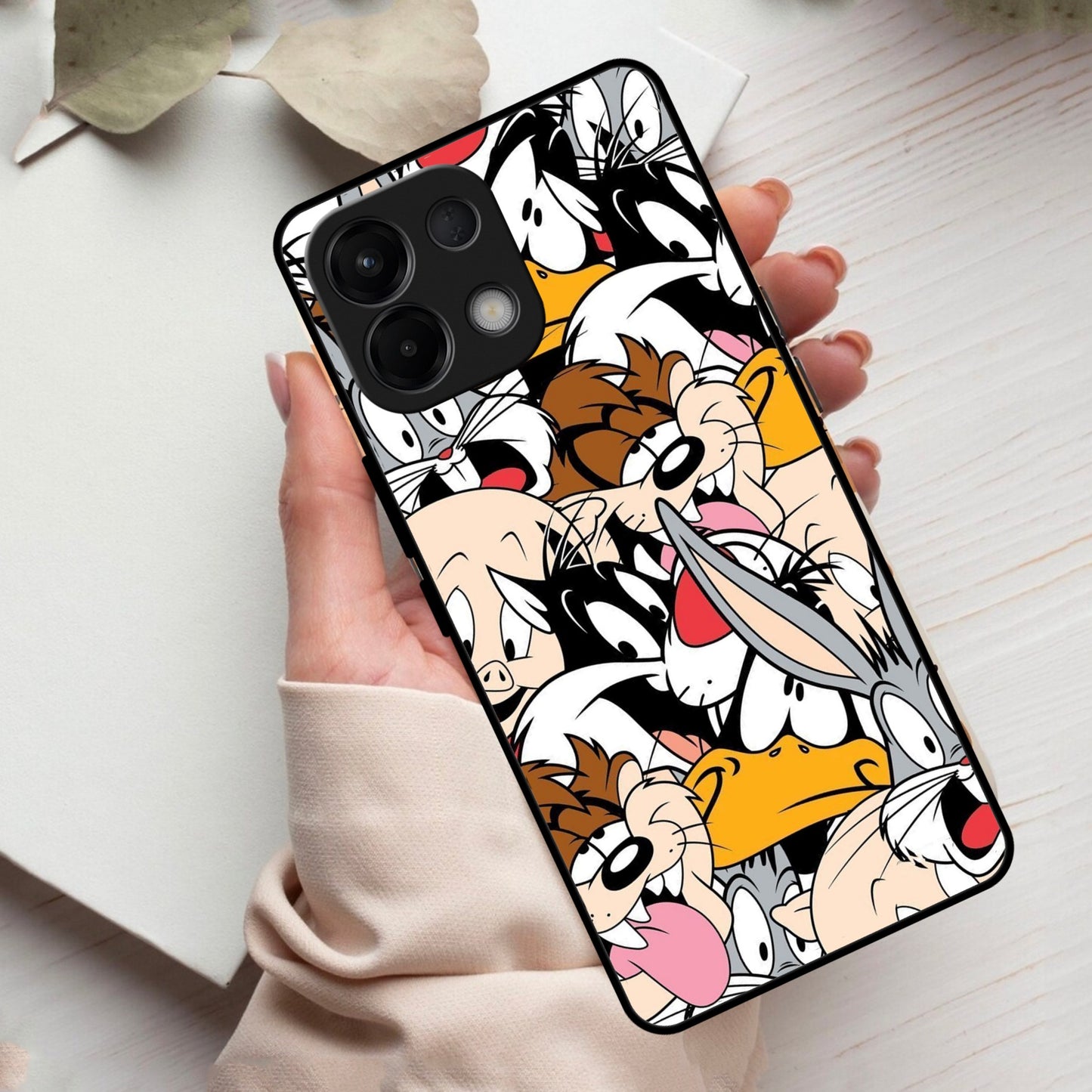 Cute Bugs Bunny Glass Case Cover For Oppo