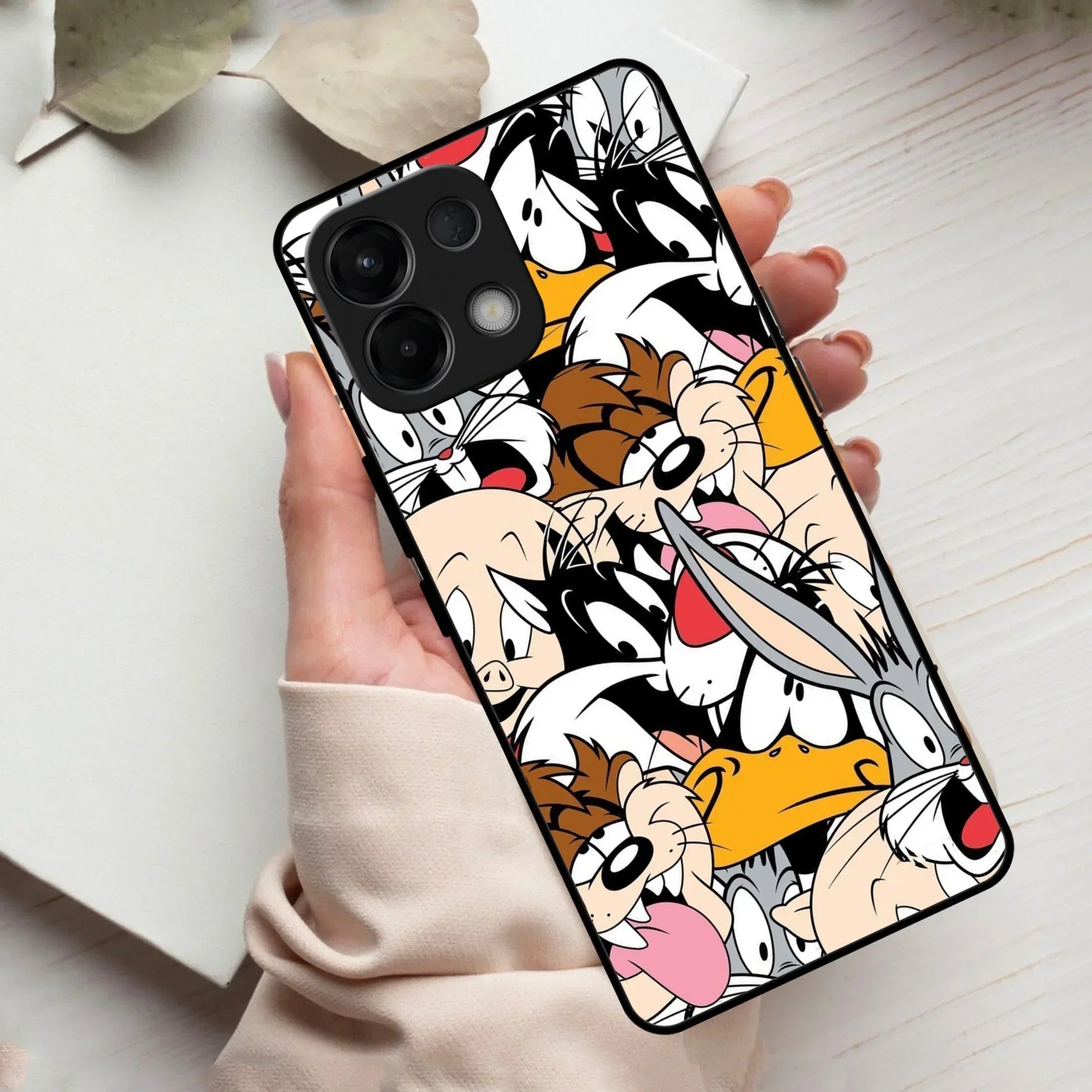 Cute Bugs Bunny Glass Case Cover For Oppo - ShopOnCliQ