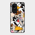 Cute Bugs Bunny Glass Case Cover For Oppo Reno 10 5G