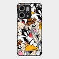 Cute Bugs Bunny Glass Case Cover For Oppo Reno 14 Pro 5G
