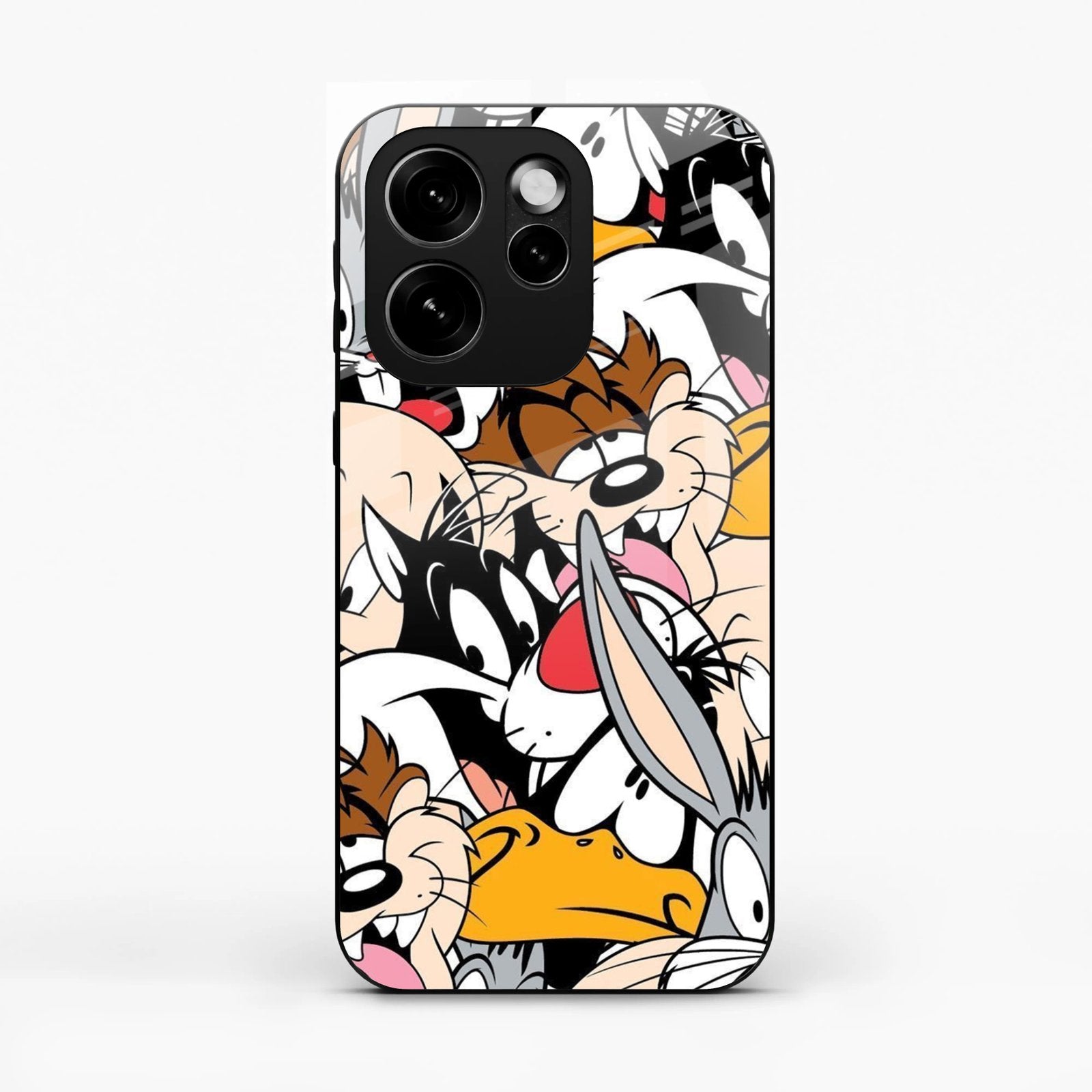 Cute Bugs Bunny Glass Case Cover For Oppo Reno15 Pro 5G