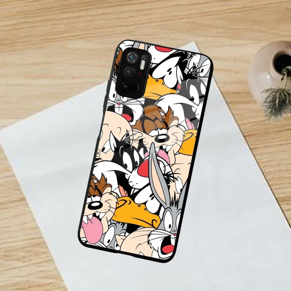 Cute Bugs Bunny Glass Case Cover For Poco - ShopOnCliQ