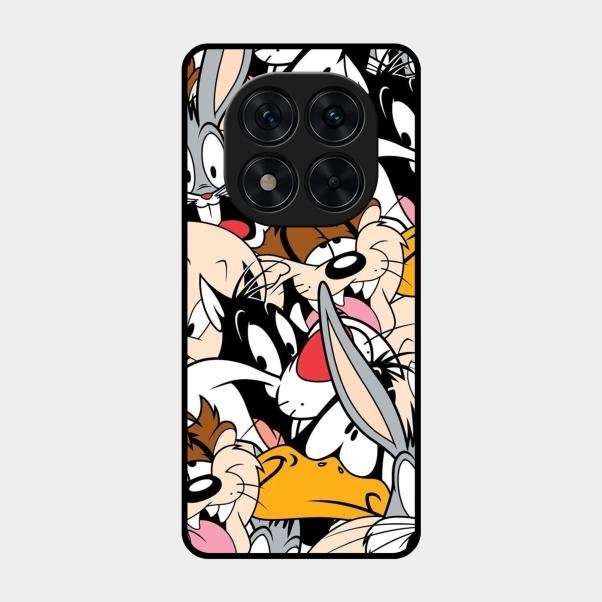 Cute Bugs Bunny Glass Case Cover For Poco X7 5G