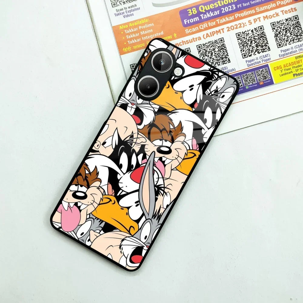 Cute Bugs Bunny Glass Case Cover For Realme/Narzo - ShopOnCliQ