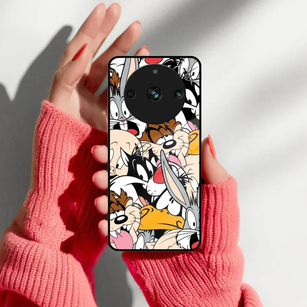Cute Bugs Bunny Glass Case Cover For Realme/Narzo - ShopOnCliQ