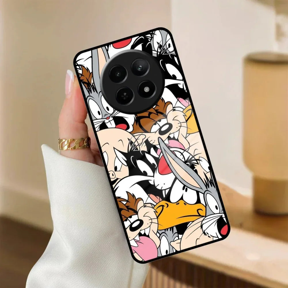 Cute Bugs Bunny Glass Case Cover For Realme/Narzo - ShopOnCliQ