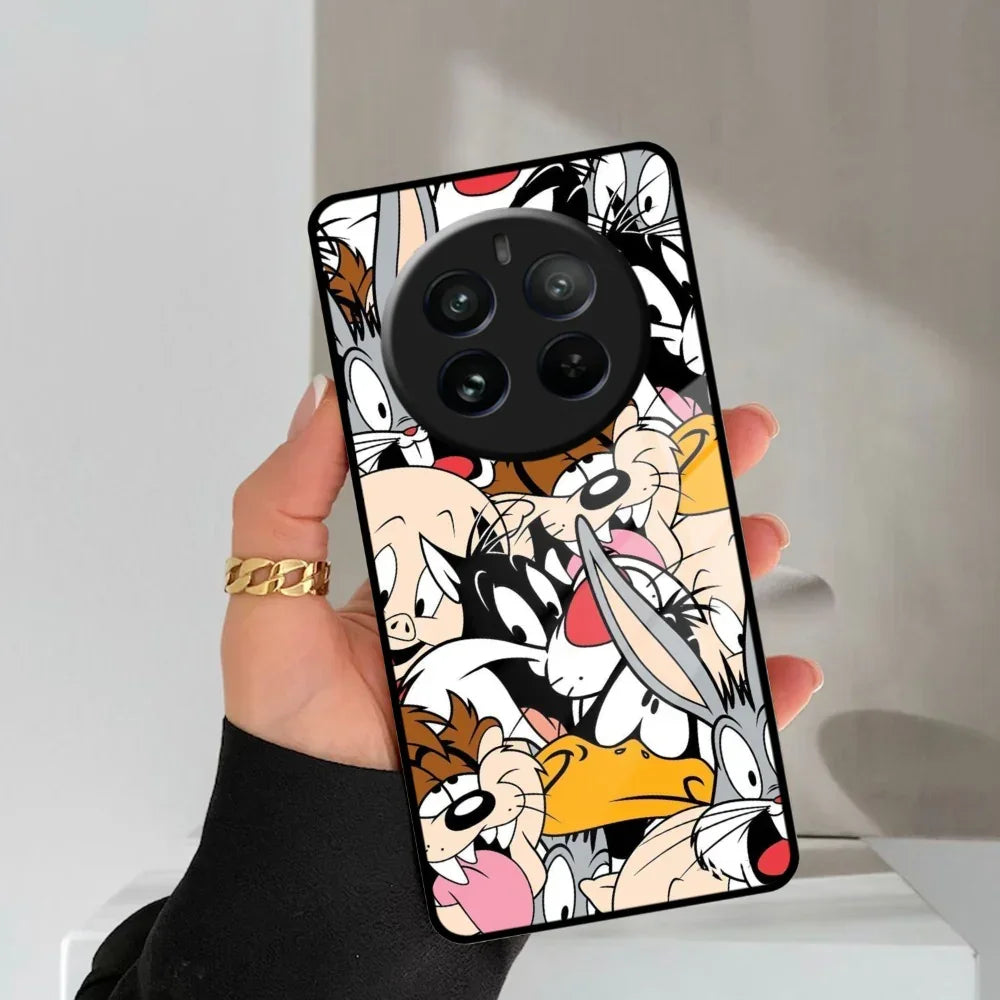 Cute Bugs Bunny Glass Case Cover For Realme/Narzo - ShopOnCliQ