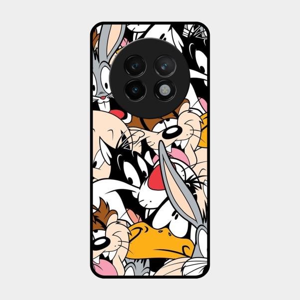 Cute Bugs Bunny Glass Case Cover For Realme 13 Plus 5G
