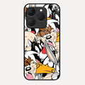 Cute Bugs Bunny Glass Case Cover For Realme 15T 5G