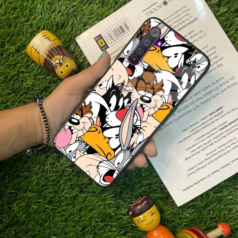 Cute Bugs Bunny Glass Case Cover For Realme/Narzo - ShopOnCliQ