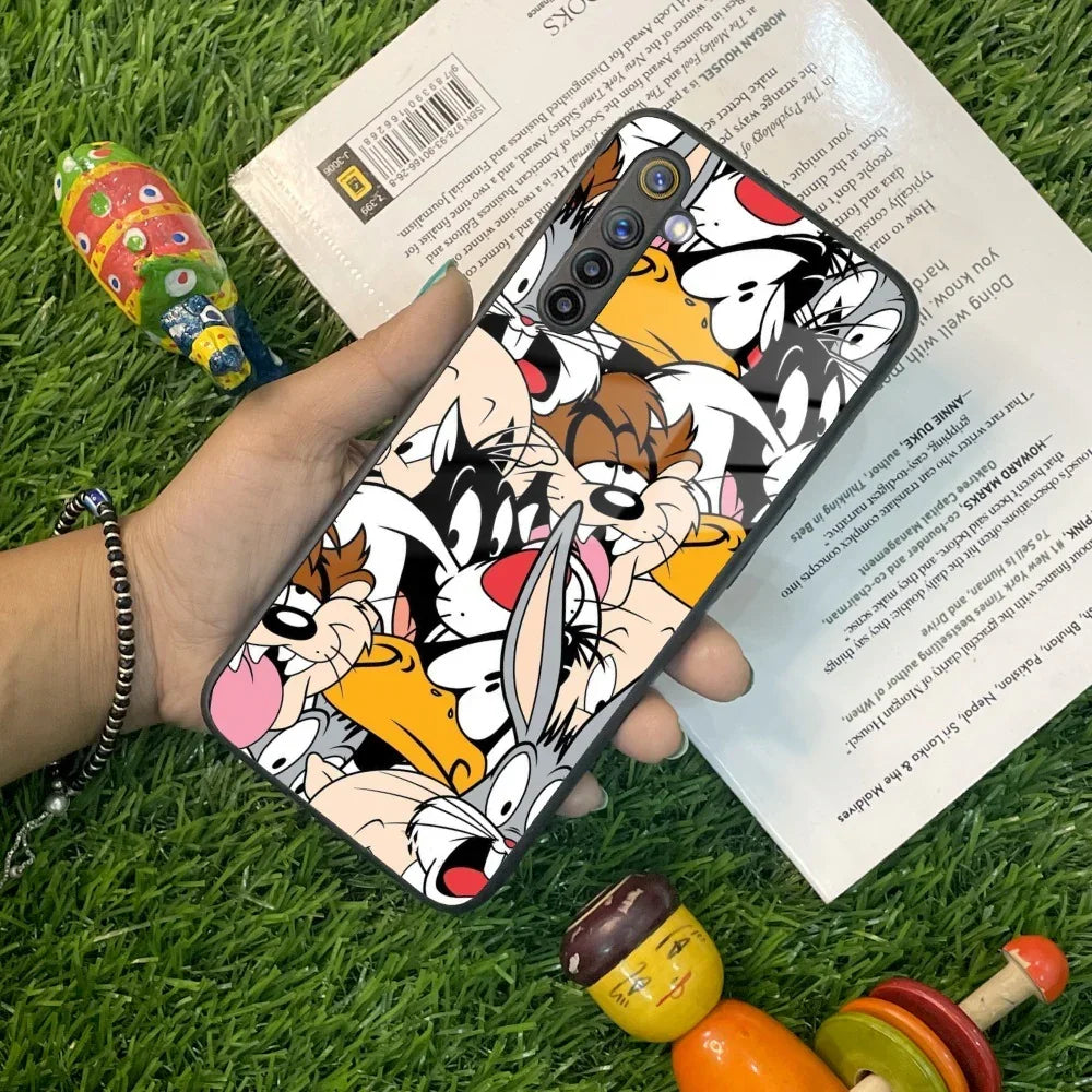 Cute Bugs Bunny Glass Case Cover For Realme/Narzo - ShopOnCliQ