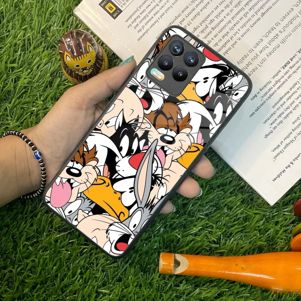 Cute Bugs Bunny Glass Case Cover For Realme/Narzo - ShopOnCliQ