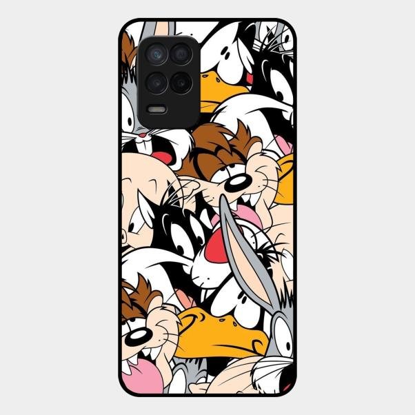 Cute Bugs Bunny Glass Case Cover For Realme 9 5G