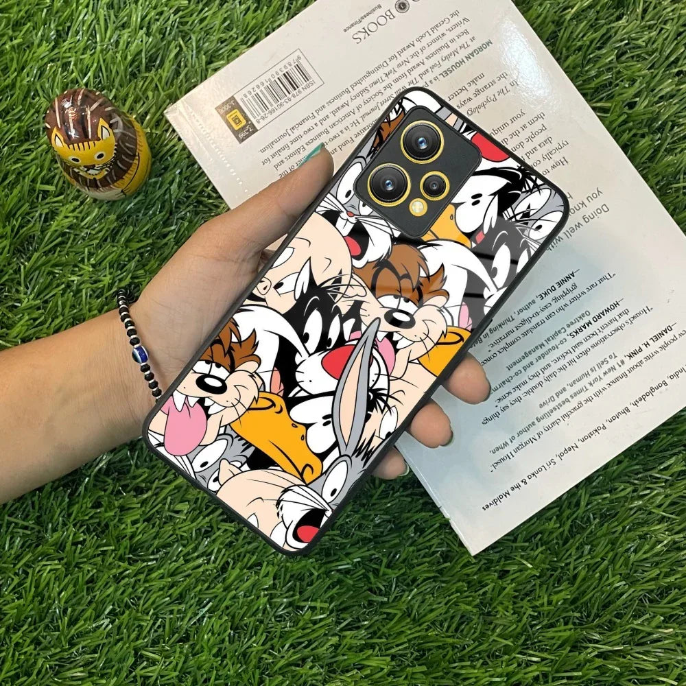 Cute Bugs Bunny Glass Case Cover For Realme/Narzo - ShopOnCliQ