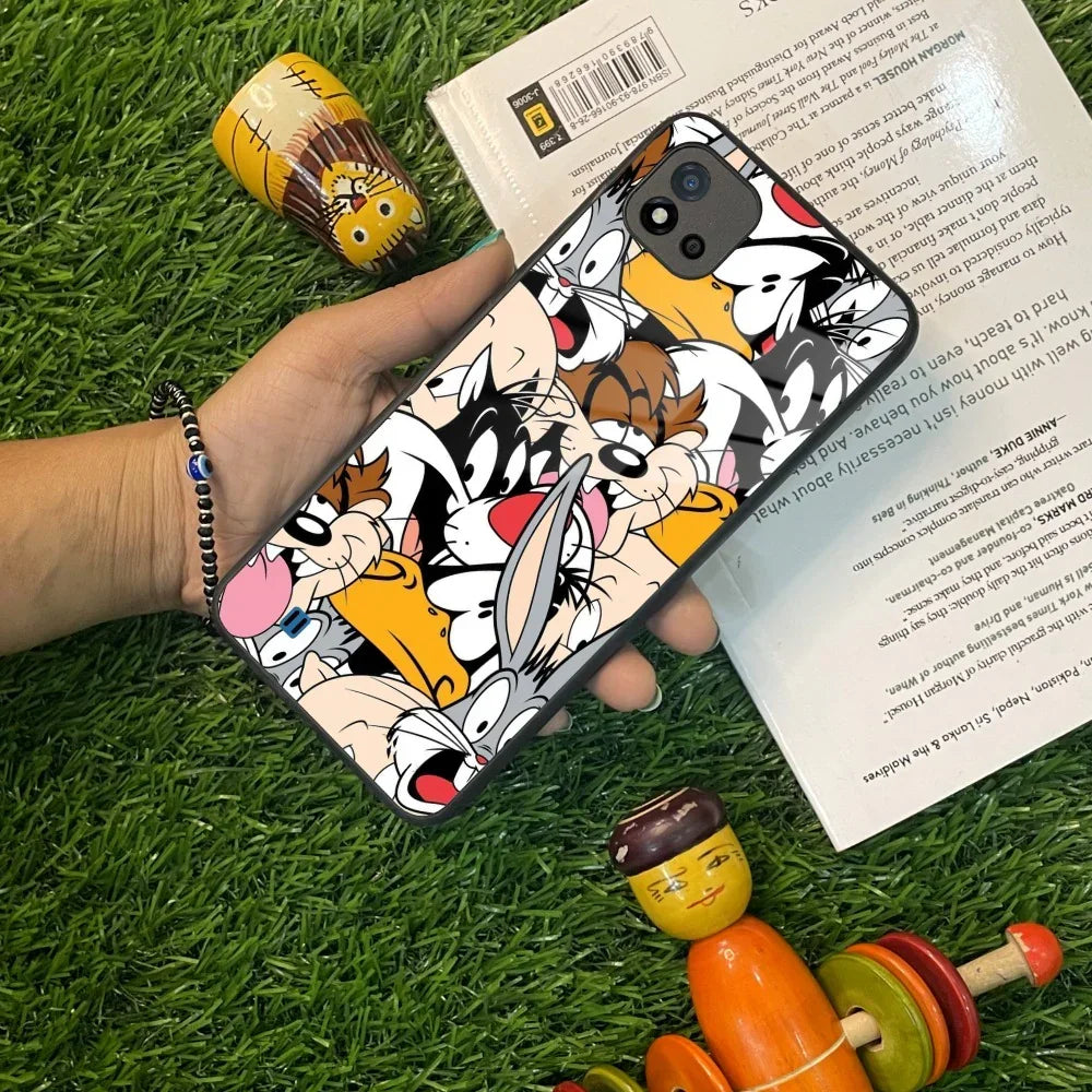 Cute Bugs Bunny Glass Case Cover For Realme/Narzo - ShopOnCliQ