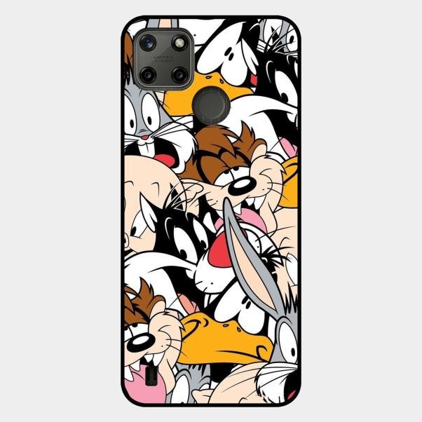 Cute Bugs Bunny Glass Case Cover For Realme C21Y