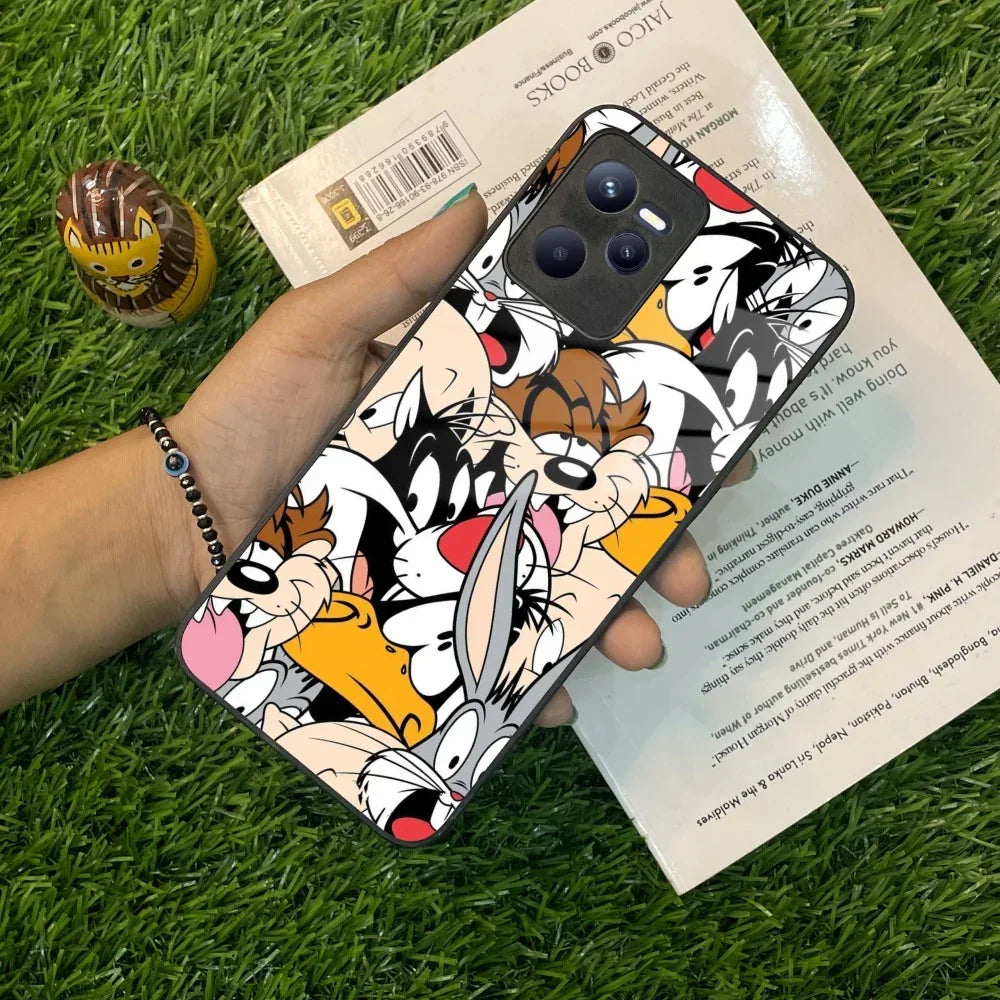 Cute Bugs Bunny Glass Case Cover For Realme/Narzo - ShopOnCliQ