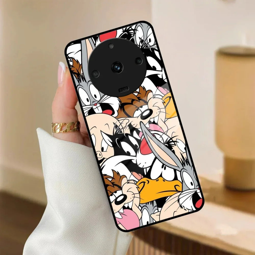 Cute Bugs Bunny Glass Case Cover For Realme/Narzo - ShopOnCliQ