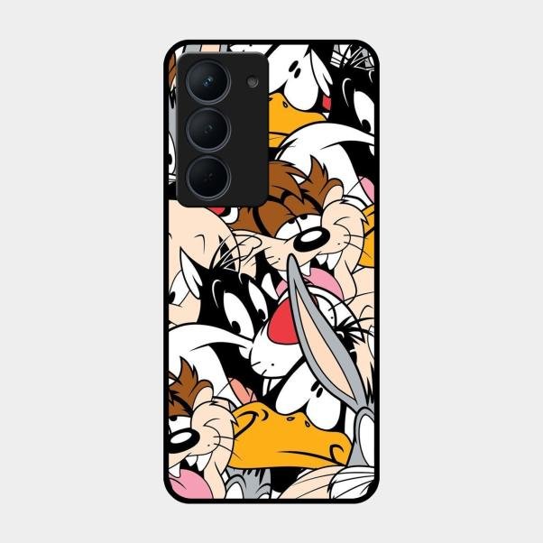 Cute Bugs Bunny Glass Case Cover For Realme Narzo 80X 5G