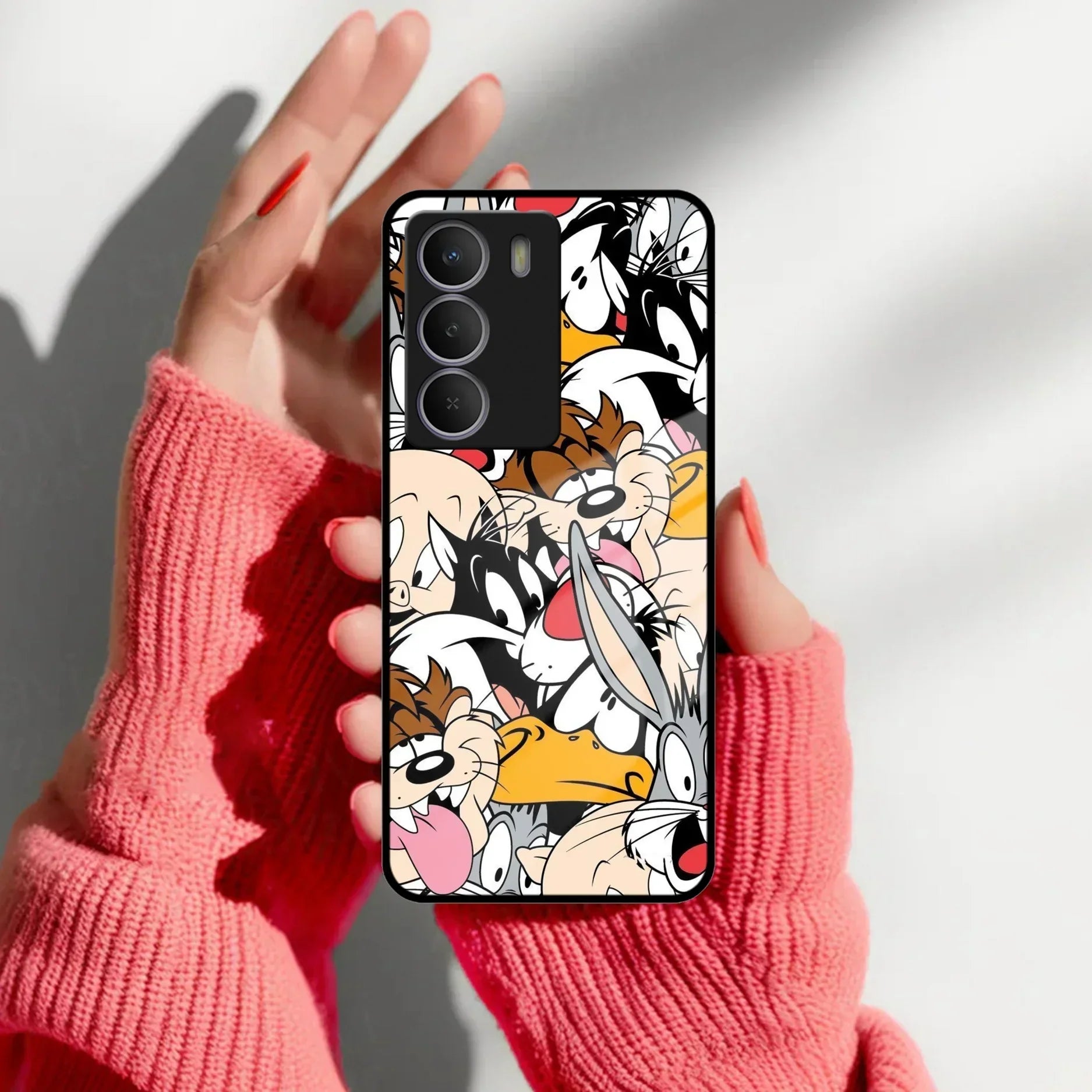 Cute Bugs Bunny Glass Case Cover For Realme/Narzo - ShopOnCliQ