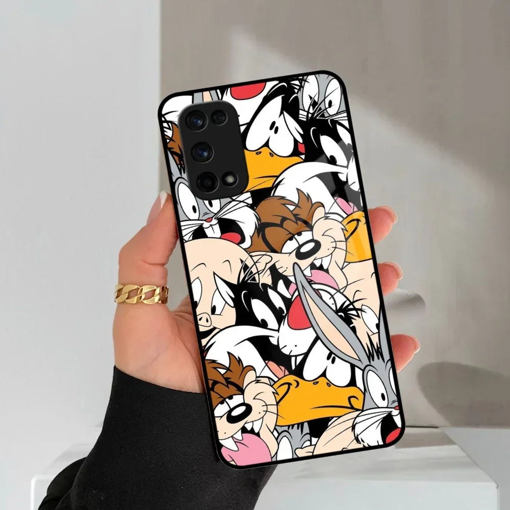 Cute Bugs Bunny Glass Case Cover For Realme/Narzo - ShopOnCliQ