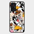 Cute Bugs Bunny Glass Case Cover For Redmi 11 Prime 4G