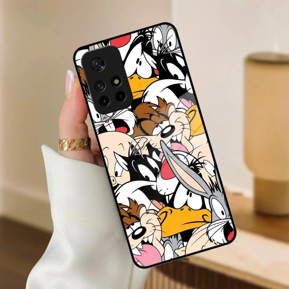 Cute Bugs Bunny Glass Case Cover For Poco - ShopOnCliQ