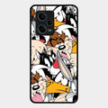 Cute Bugs Bunny Glass Case Cover For Redmi Note 12 Pro Plus 5G