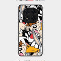 Cute Bugs Bunny Glass Case Cover For Redmi Note 14 Pro 5G