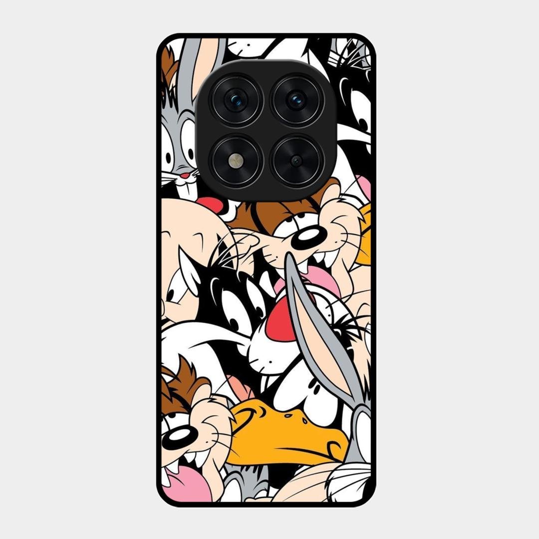 Cute Bugs Bunny Glass Case Cover For Redmi Note 15 Pro 5G