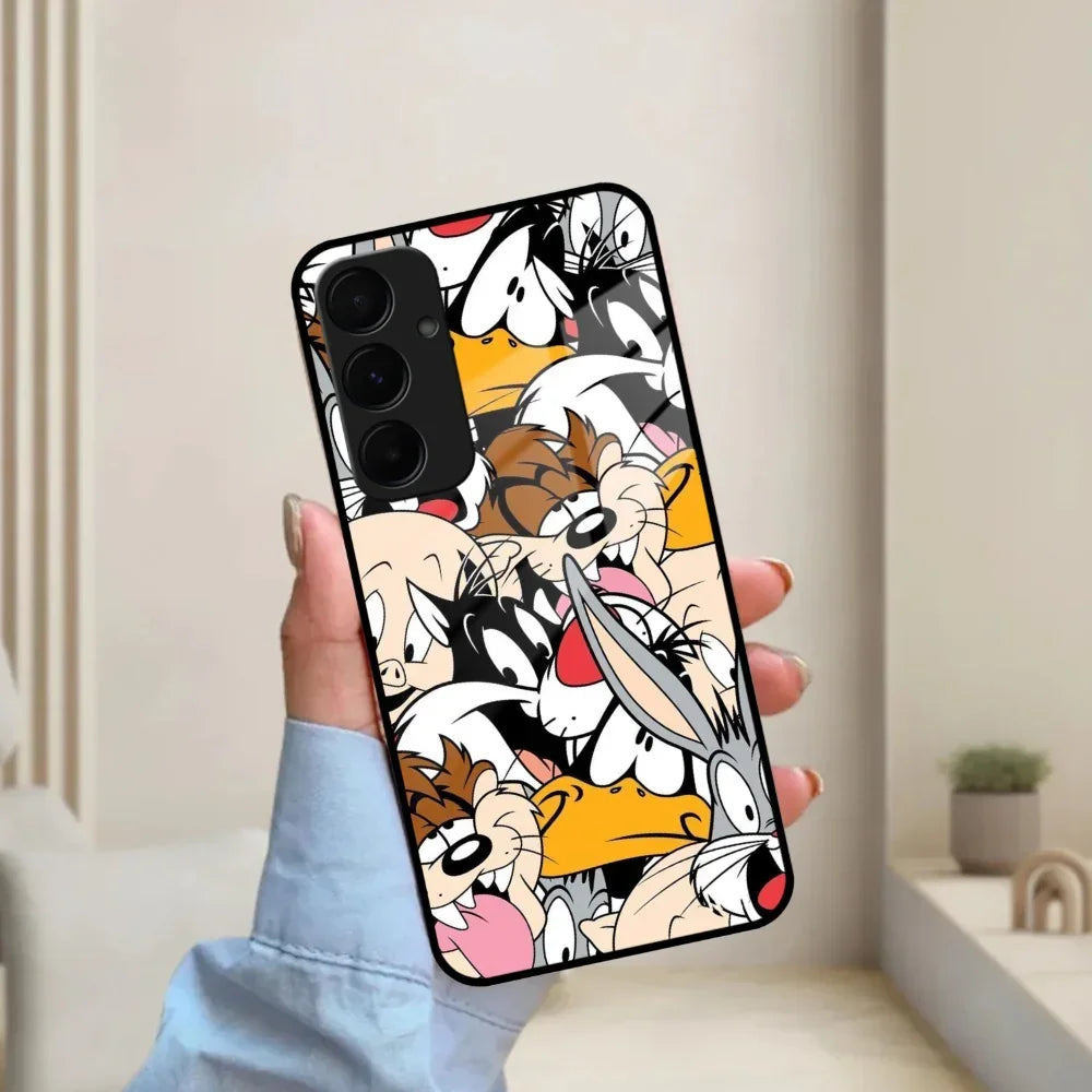 Cute Bugs Bunny Glass Case Cover For Samsung - ShopOnCliQ