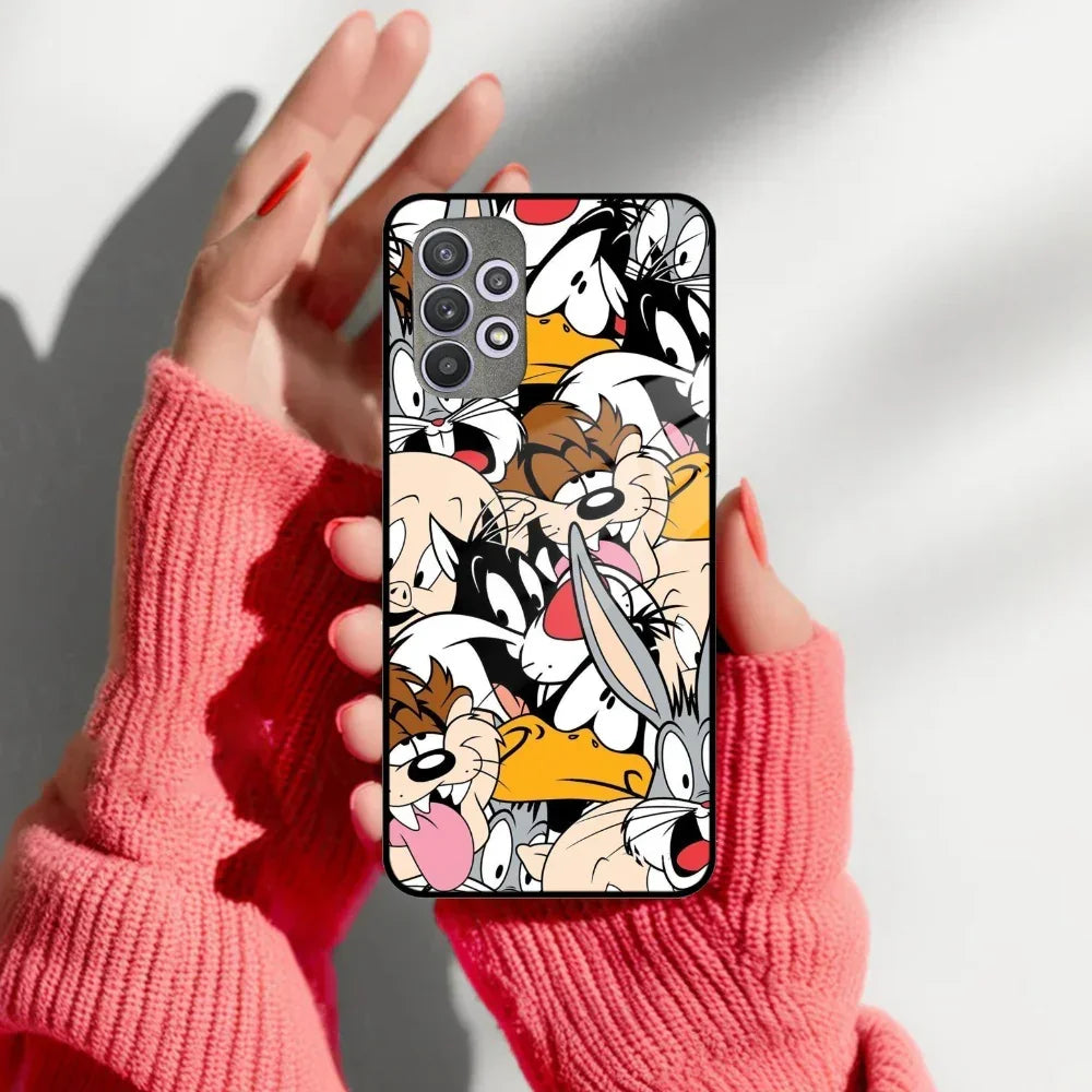 Cute Bugs Bunny Glass Case Cover For Samsung - ShopOnCliQ