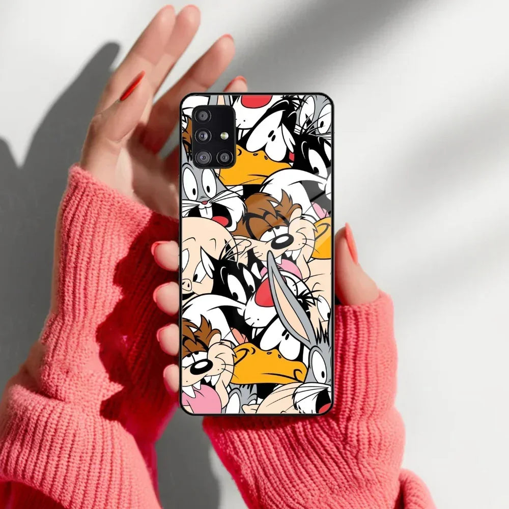 Cute Bugs Bunny Glass Case Cover For Samsung - ShopOnCliQ