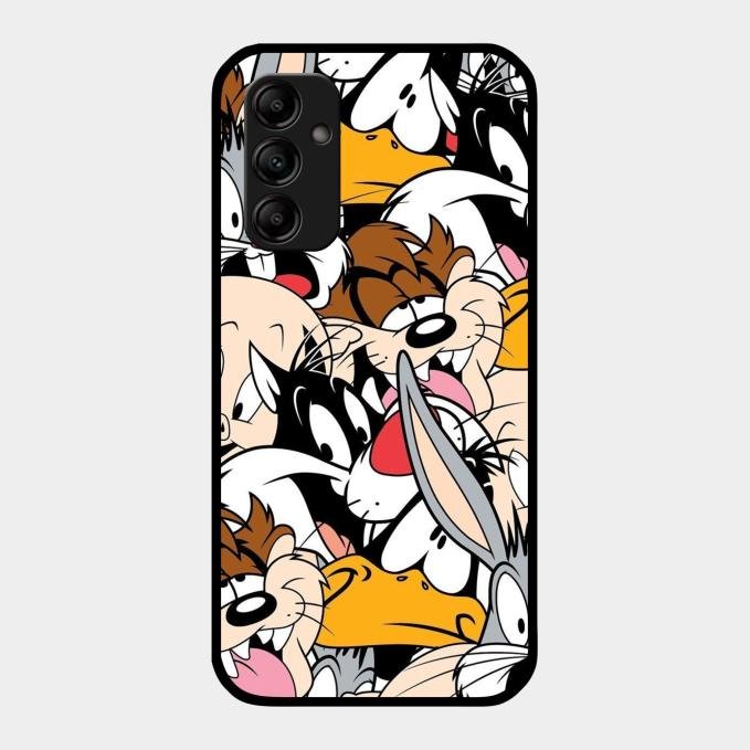 Cute Bugs Bunny Glass Case Cover For Samsung Galaxy A14 5G