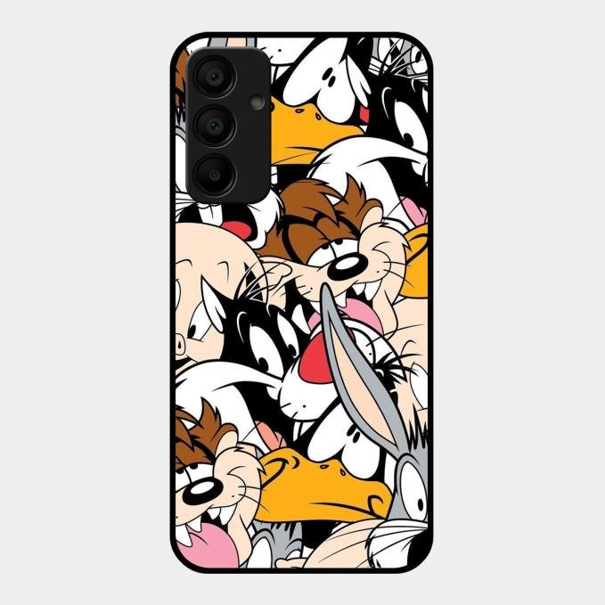 Cute Bugs Bunny Glass Case Cover For Samsung Galaxy A15 5G