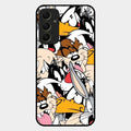 Cute Bugs Bunny Glass Case Cover For Samsung Galaxy A34 5G