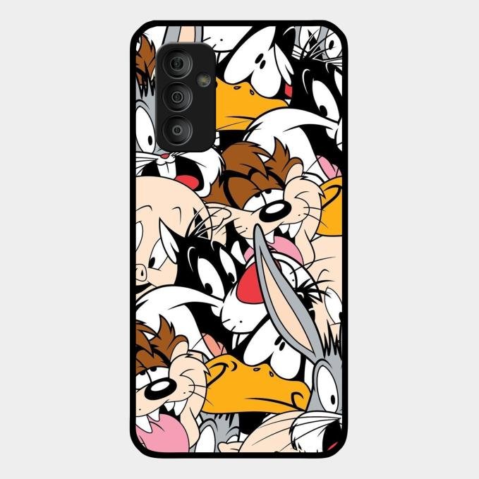 Cute Bugs Bunny Glass Case Cover For Samsung Galaxy F23 5G