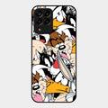 Cute Bugs Bunny Glass Case Cover For Samsung Galaxy M33 5G