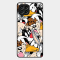 Cute Bugs Bunny Glass Case Cover For Samsung Galaxy M53 5G