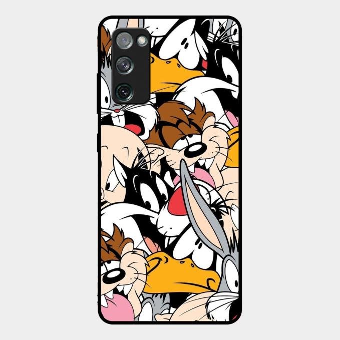 Cute Bugs Bunny Glass Case Cover For Samsung Galaxy S20 Fe 5G