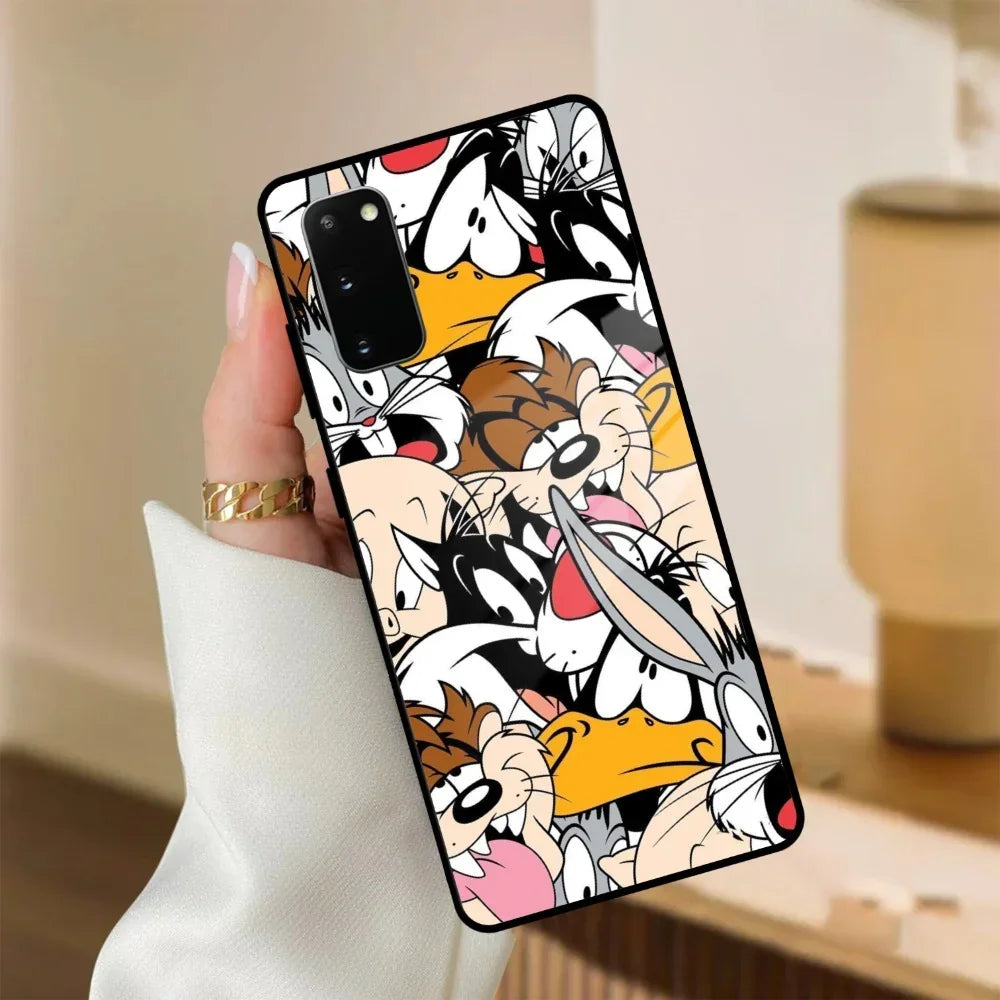 Cute Bugs Bunny Glass Case Cover For Samsung - ShopOnCliQ