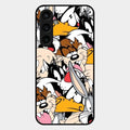 Cute Bugs Bunny Glass Case Cover For Samsung Galaxy S23 Fe 5G