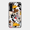 Cute Bugs Bunny Glass Case Cover For Samsung Galaxy S24 Fe 5G